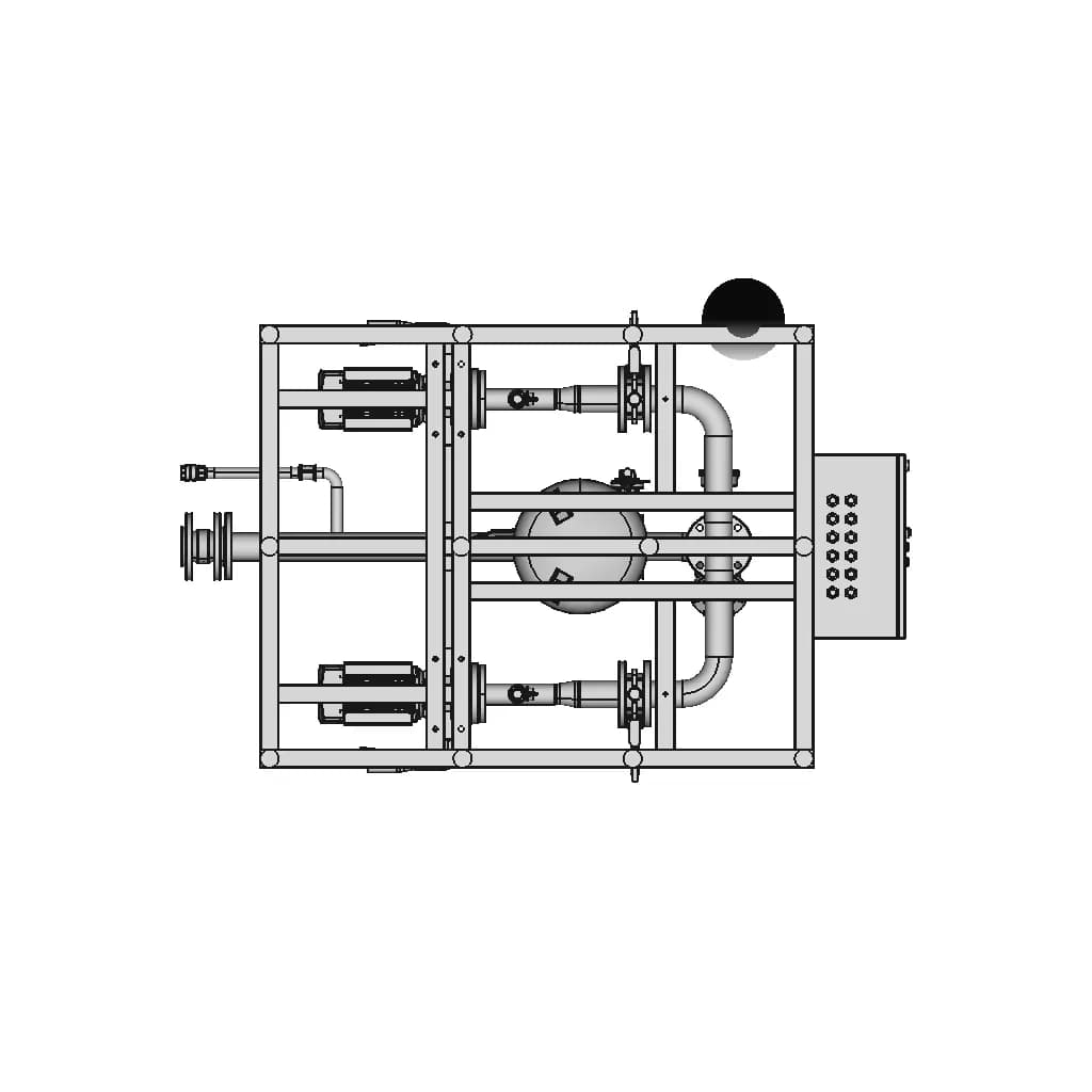 Смесительный Узел Вентиляции (240400008) - Downloadable CAD Representation_90_0_degree_snapshot