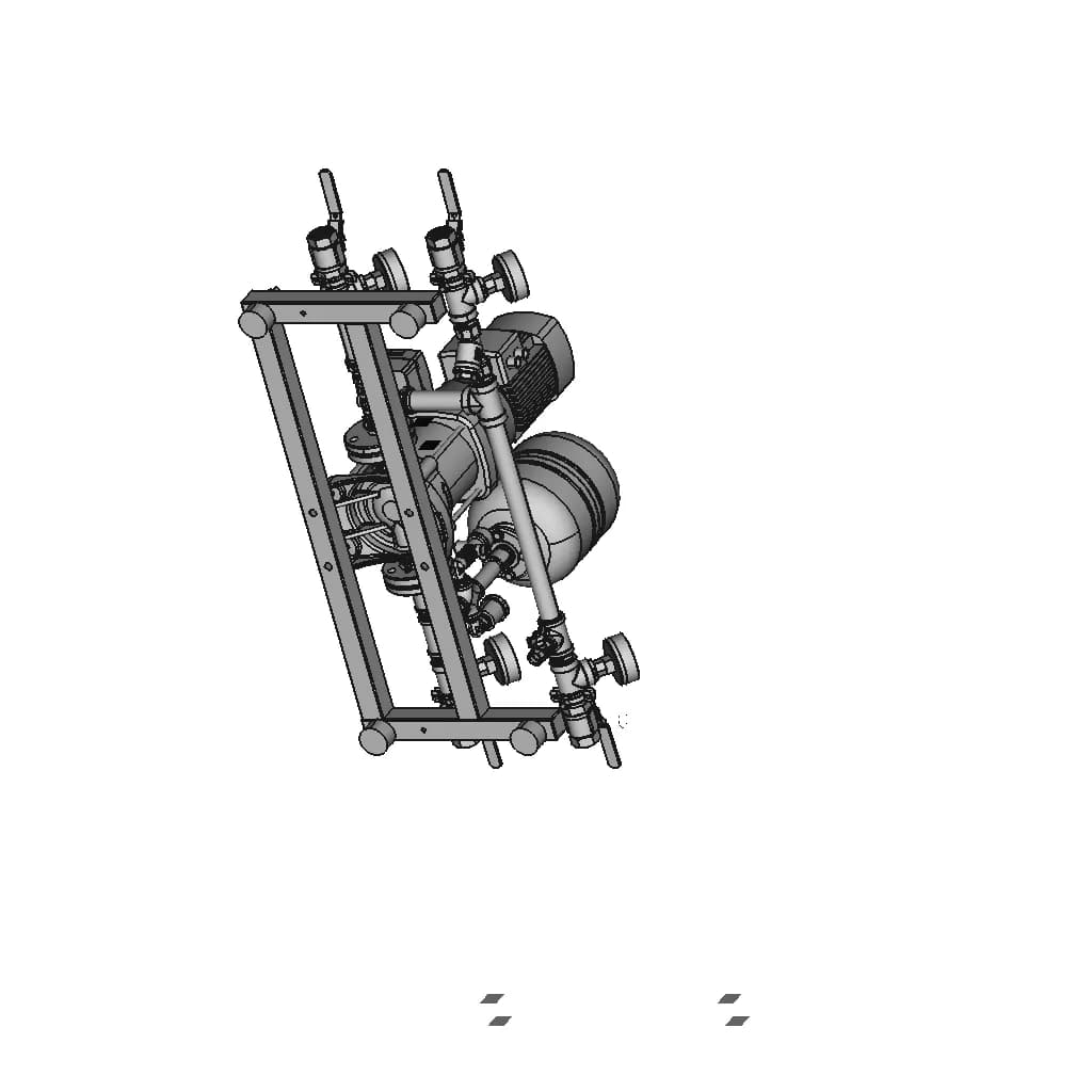 Смесительный Узел Вентиляции (240201155) - Downloadable CAD Representation_60_30_degree_snapshot