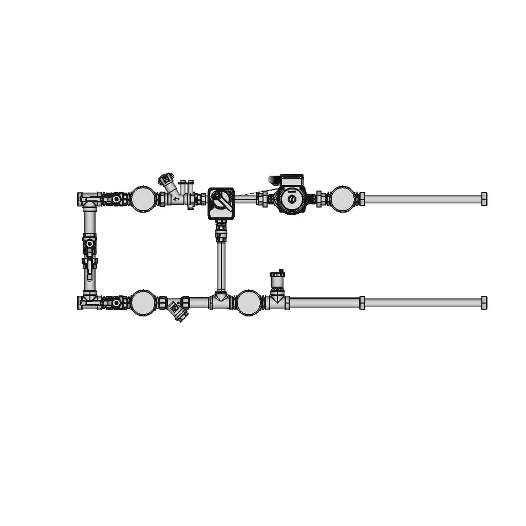 Смесительный Узел Вентиляции (2402068) | 3D Engineering Design File_0_90_degree_snapshot