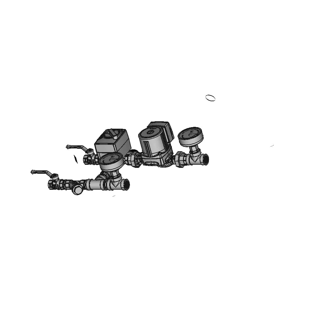 Смесительный Узел Вентиляции (24020047) | High-Quality CAD Model_60_30_degree_snapshot