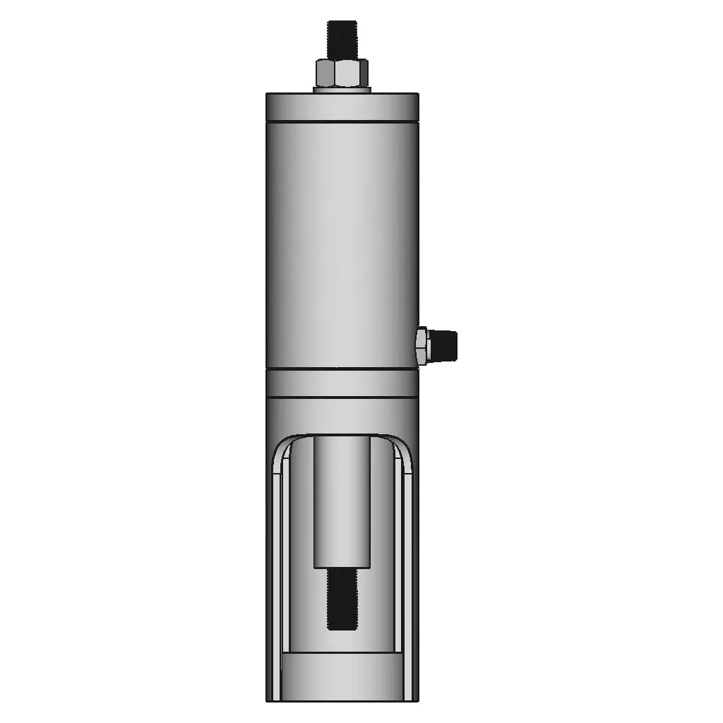 Hidraulic Jack For Heavy Pin Removal - Downloadable CAD Representation_270_0_degree_snapshot