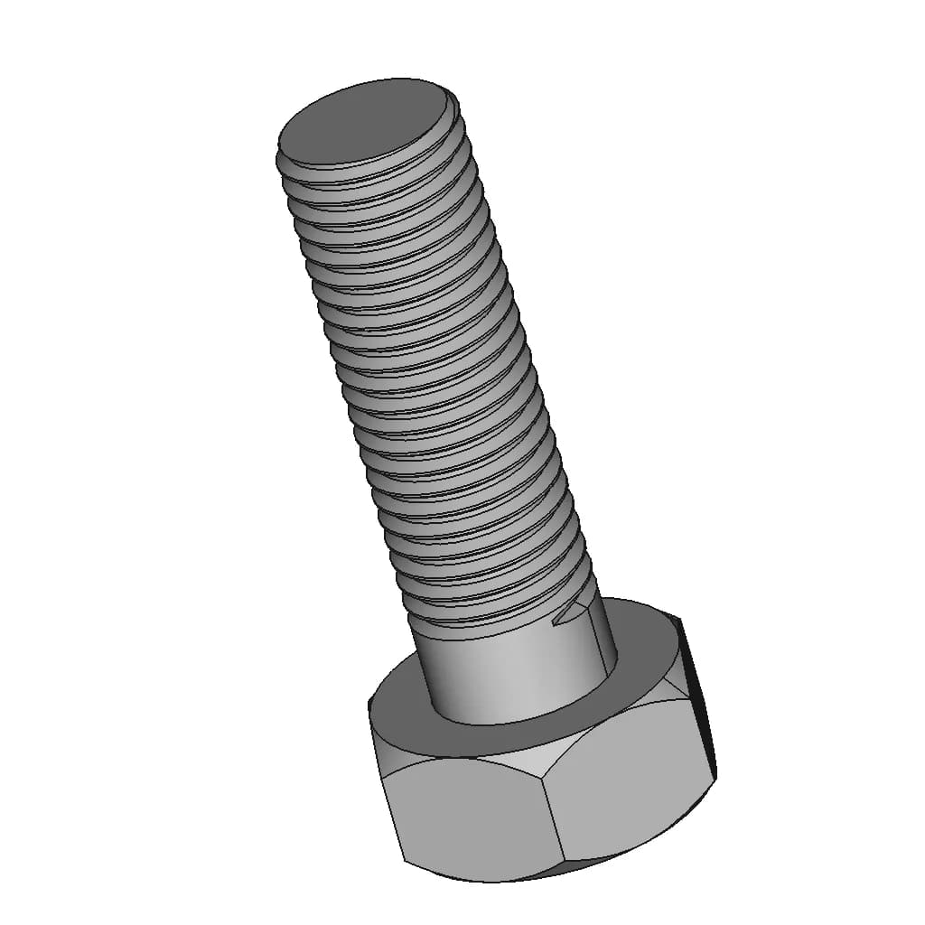 Bolt And Nut - Standard Mechanical Component_60_30_degree_snapshot