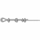 Wire Rope Thimble & 3 Clamps - Standard Mechanical Component_0_270_degree_snapshot