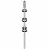 Wire Rope Thimble & 3 Clamps - Standard Mechanical Component_270_0_degree_snapshot