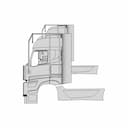 Mercedes Truck Actros Cabin | 3D Engineering Design File_0_90_degree_snapshot