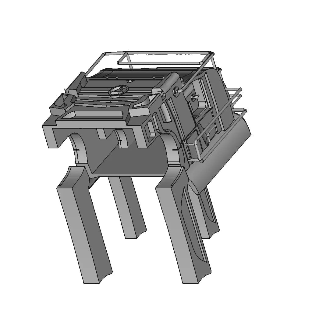 Mercedes Truck Actros Cabin | 3D Engineering Design File_60_30_degree_snapshot