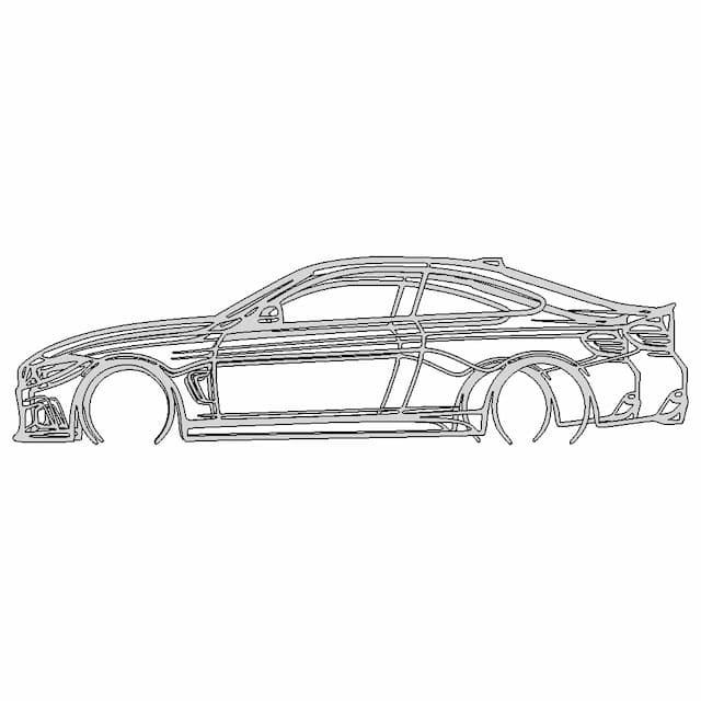 F32 Metal Wall Art | 3D Engineering Design File