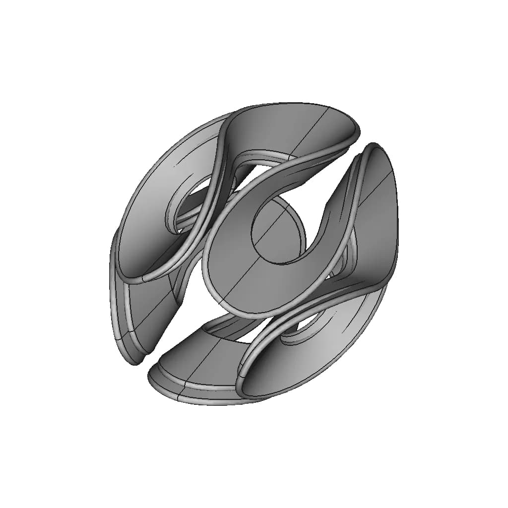 Fancy Lamp | High-Quality CAD Model_60_30_degree_snapshot