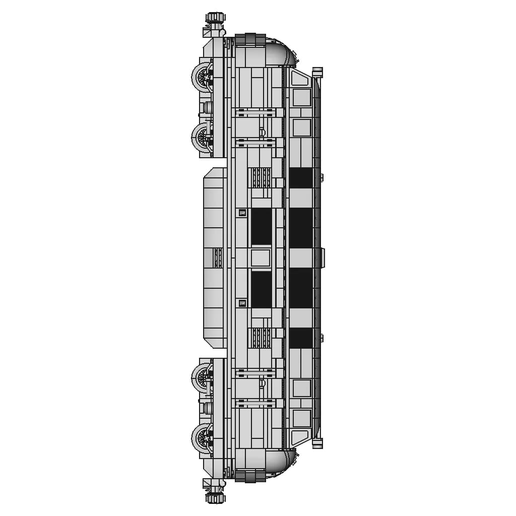 Diesellok V200 Blue Brixx No. 107447 | High-Quality CAD Model_0_270_degree_snapshot
