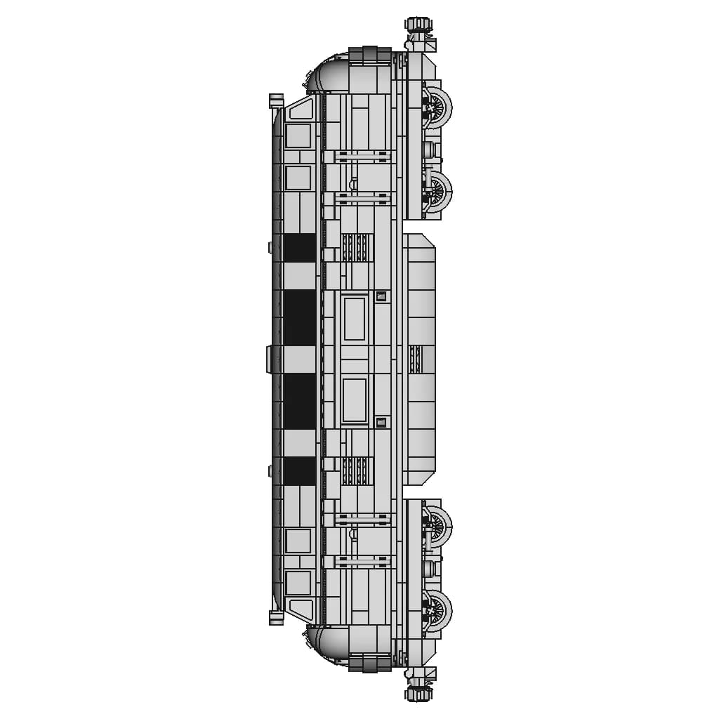 Diesellok V200 Blue Brixx No. 107447 | High-Quality CAD Model_0_90_degree_snapshot