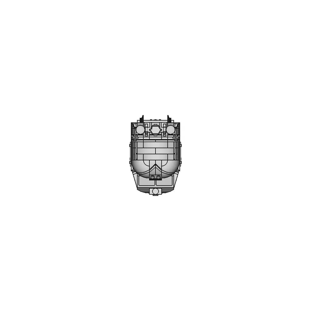 Diesellok V200 Blue Brixx No. 107447 | High-Quality CAD Model_270_0_degree_snapshot