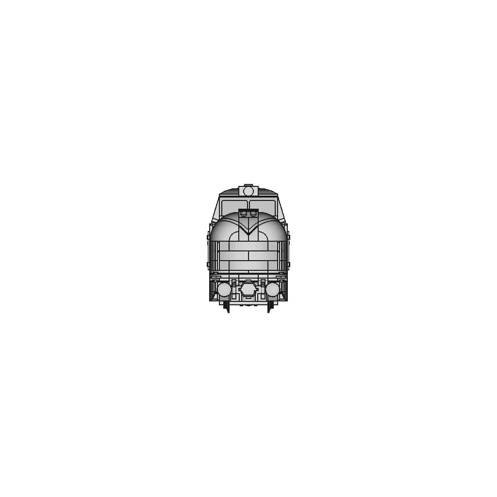 Diesellok V200 Blue Brixx No. 107447 | High-Quality CAD Model_90_0_degree_snapshot
