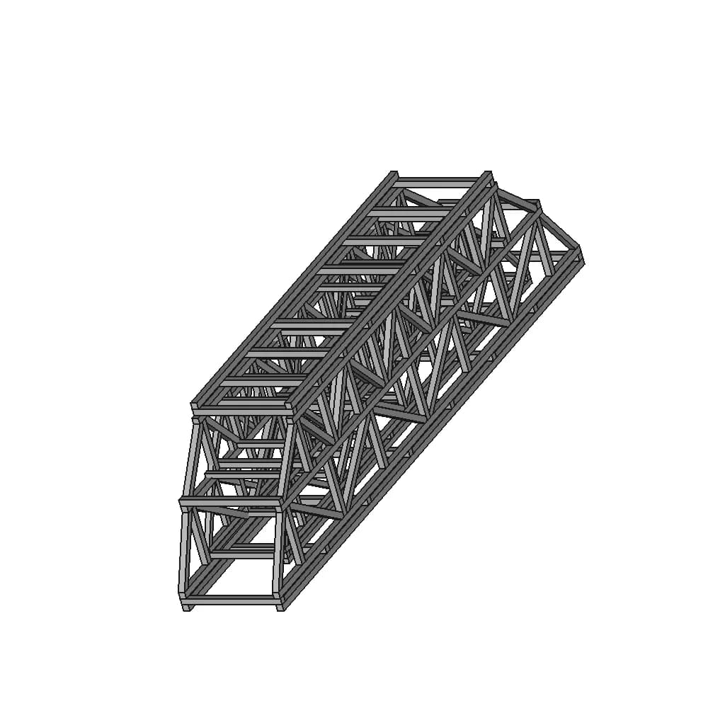 Tsa Middle School Structural Bridge | 3D Engineering Design File_60_30_degree_snapshot