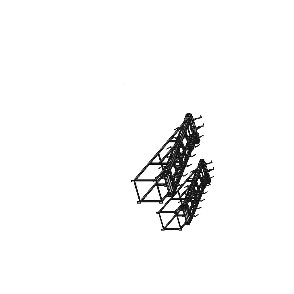Chain Lifter Conveyor | High-Quality CAD Model_60_30_degree_snapshot