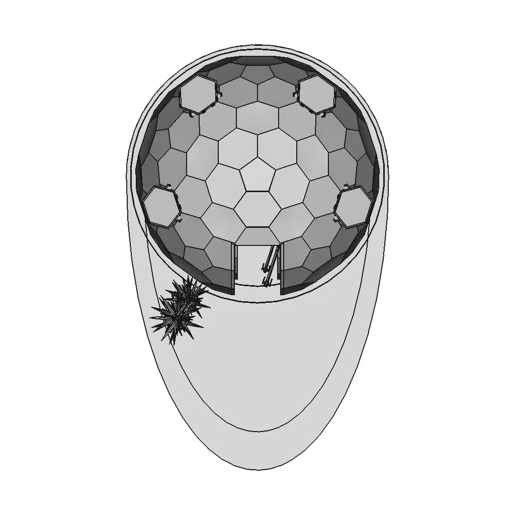 Metal Igloo | 3D Engineering Design File_270_0_degree_snapshot