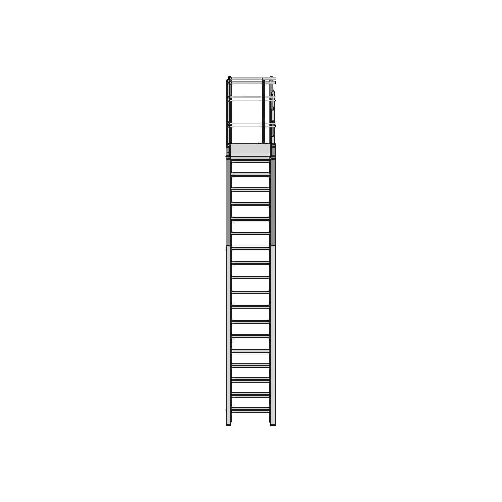 Industrial Staircase 4250Mm - Downloadable CAD Representation_0_90_degree_snapshot