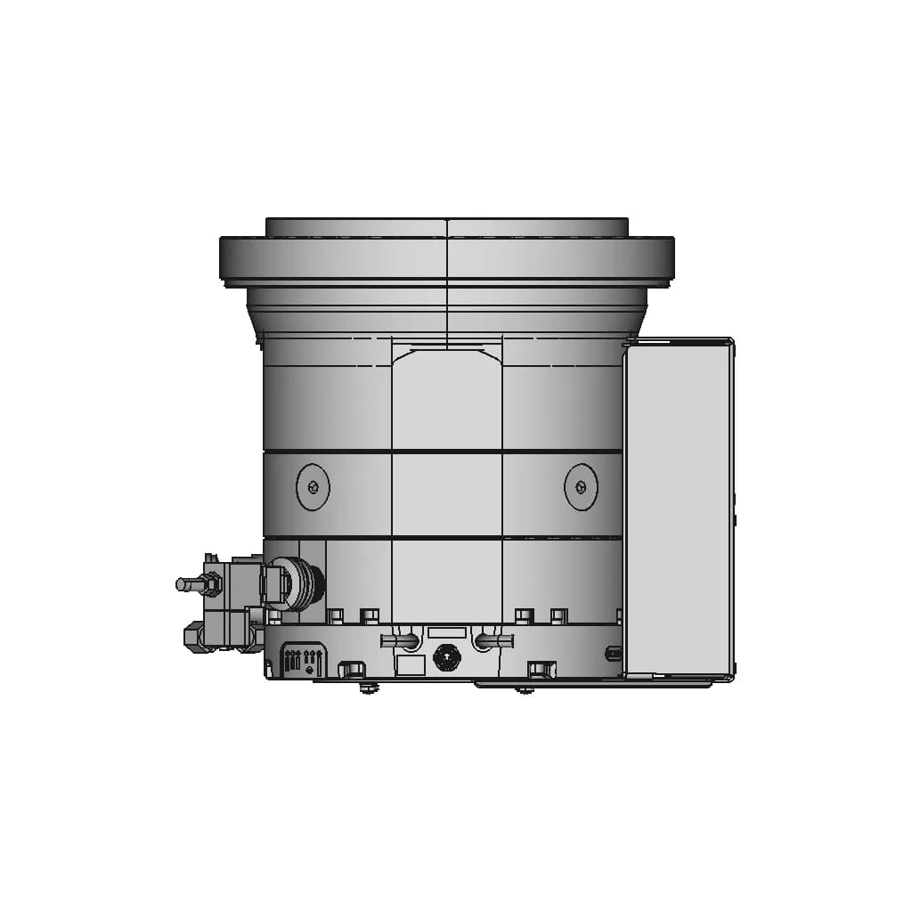 Edwards Next730D Turbo Vacuum Pump - Standard Mechanical Component_0_90_degree_snapshot