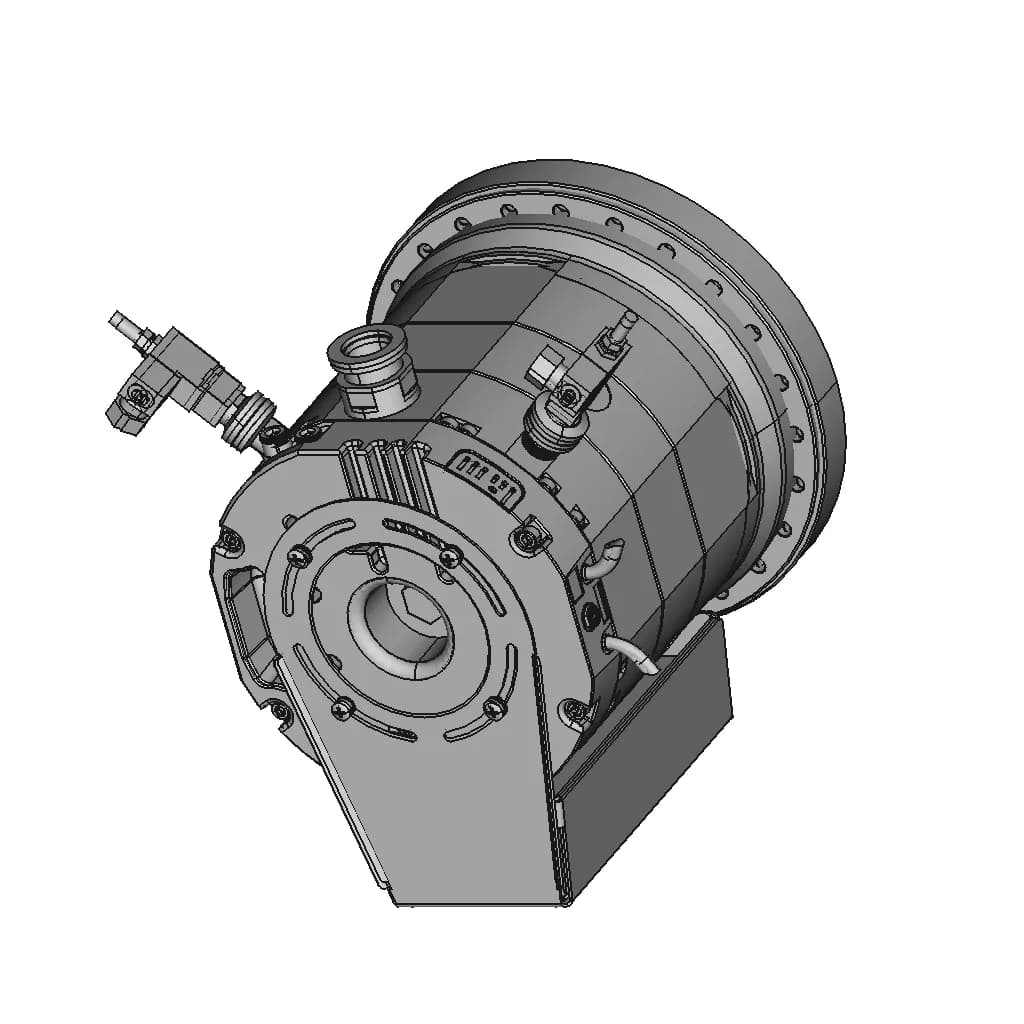 Edwards Next730D Turbo Vacuum Pump - Standard Mechanical Component_60_30_degree_snapshot