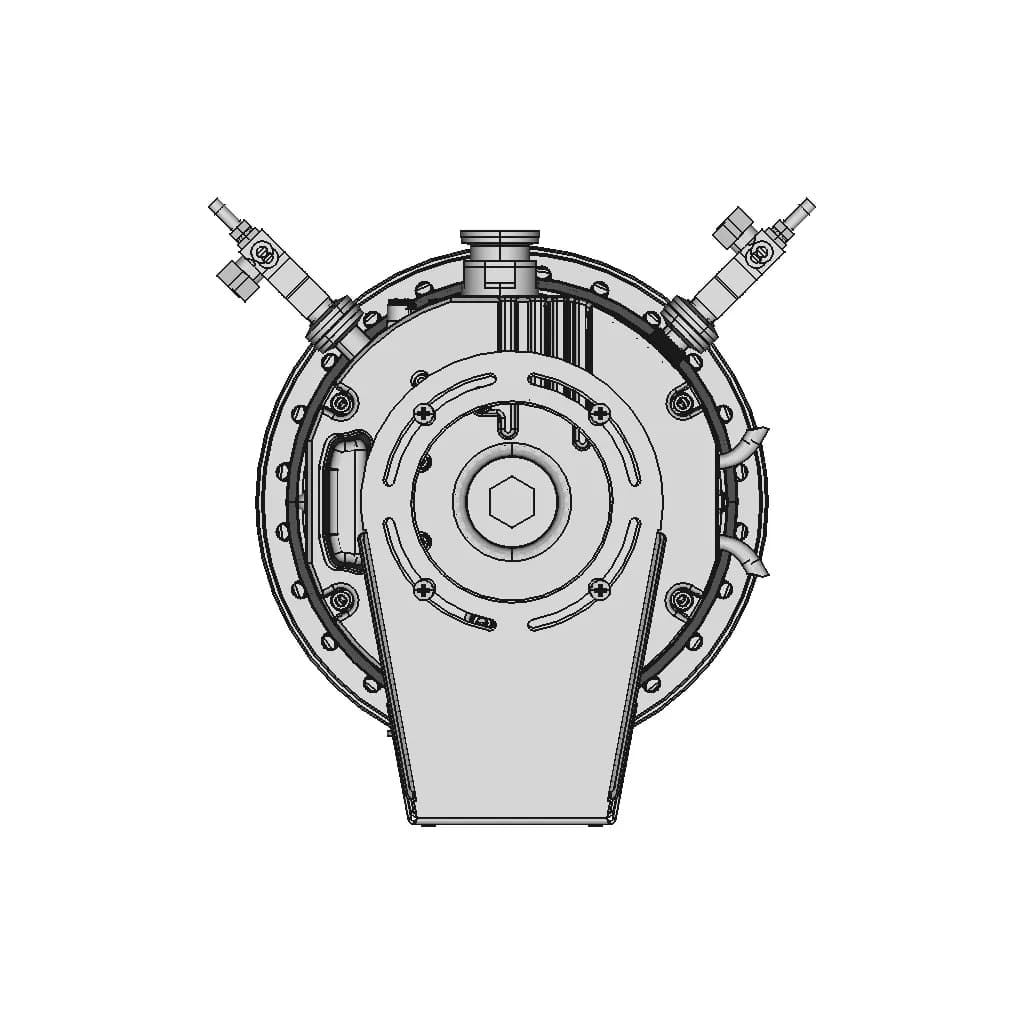Edwards Next730D Turbo Vacuum Pump - Standard Mechanical Component_90_0_degree_snapshot