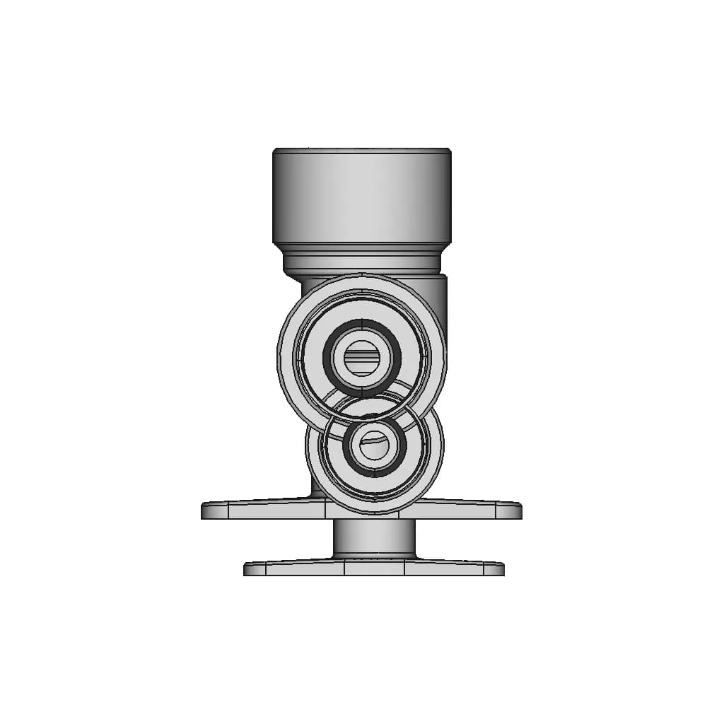 Kolano 90 St 16X1/2 | High-Quality CAD Model_90_0_degree_snapshot