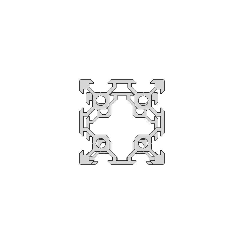 Pf20-15 - Perfil 4040 V-Slot | High-Quality CAD Model