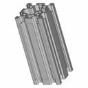 Pf20-15 - Perfil 4040 V-Slot | High-Quality CAD Model_60_30_degree_snapshot