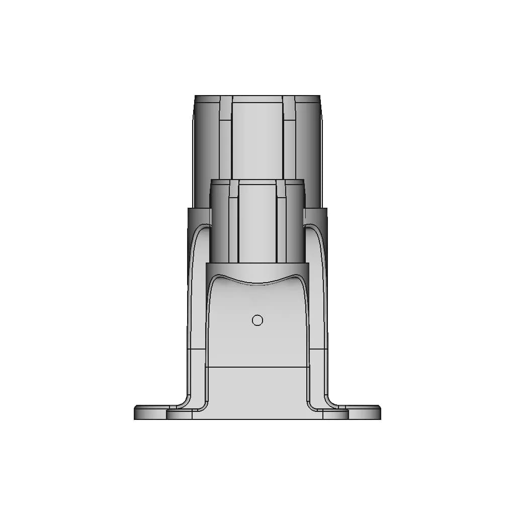 Support For Ø40 Tube | High-Quality CAD Model_0_270_degree_snapshot