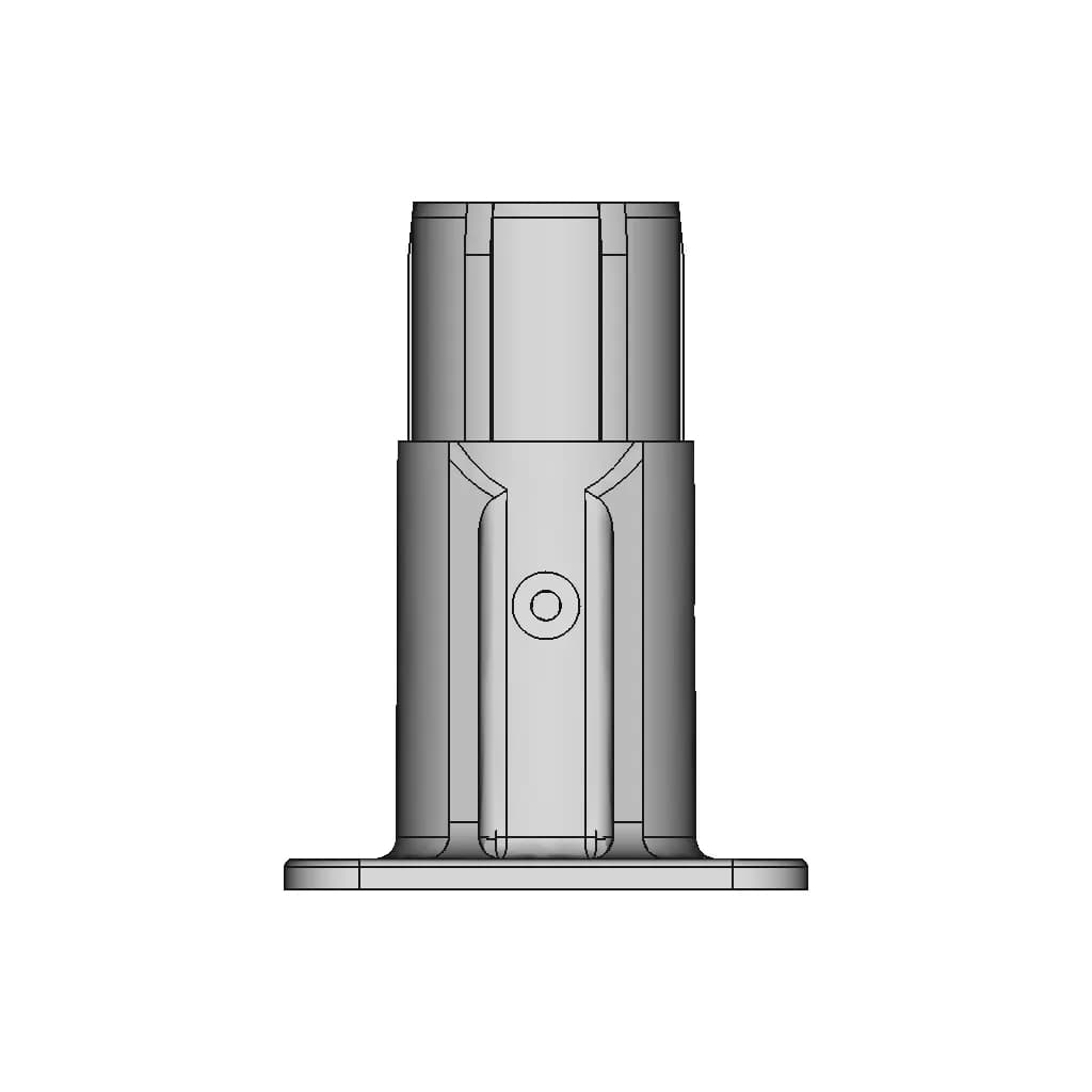 Support For Ø40 Tube | High-Quality CAD Model_0_90_degree_snapshot