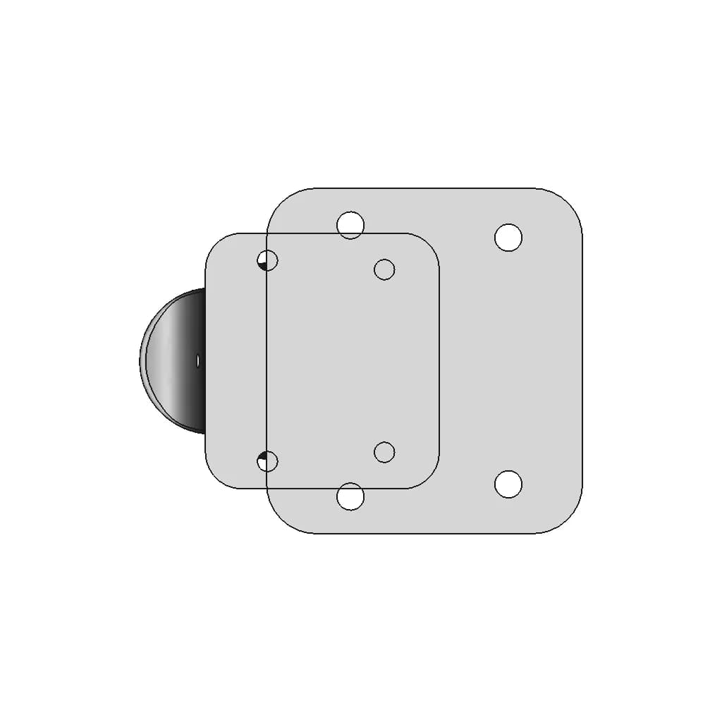 Support For Ø40 Tube | High-Quality CAD Model_90_0_degree_snapshot