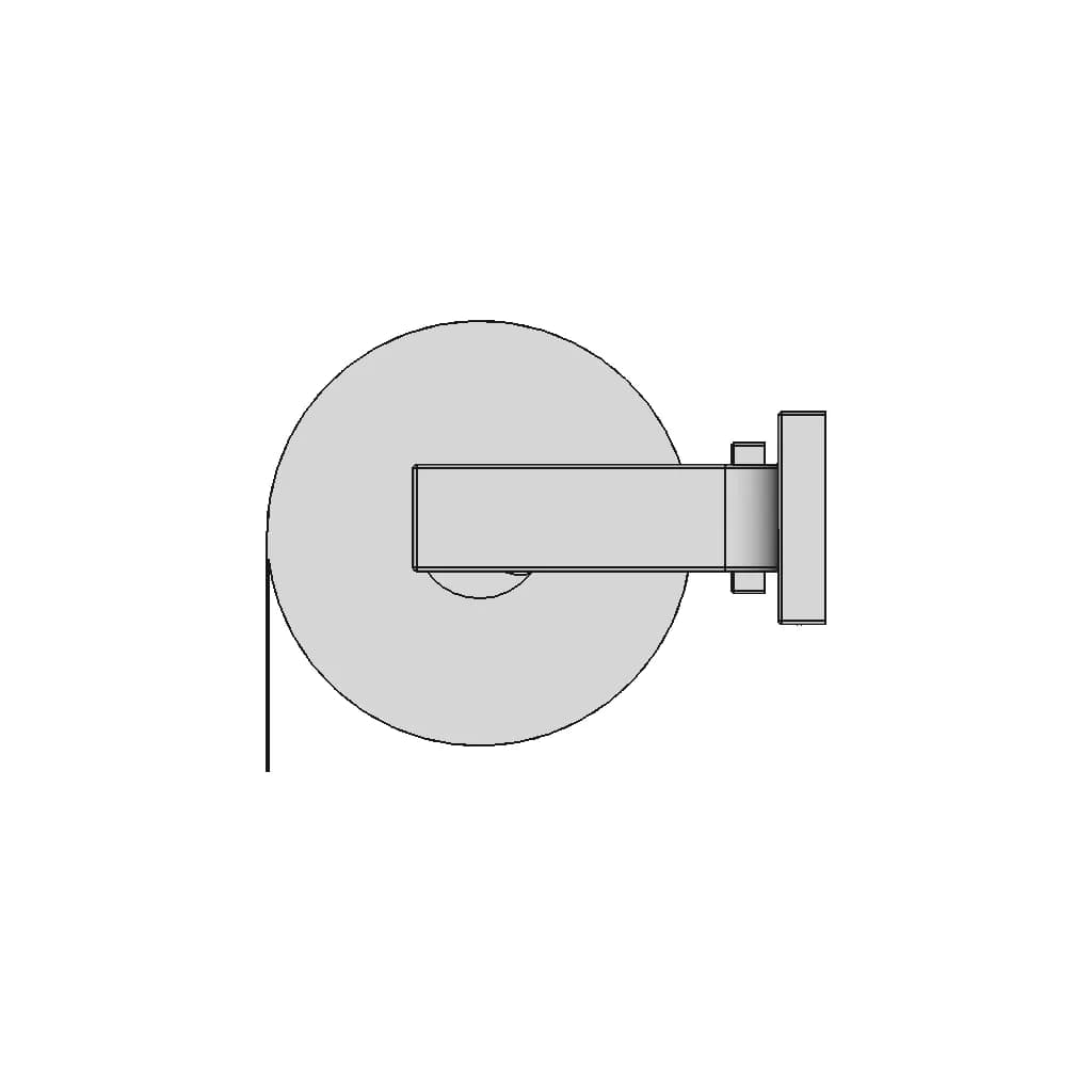 Common Toilet Paper Dispensor - Standard Mechanical Component_0_90_degree_snapshot