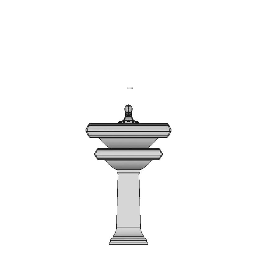 Pedistal Sink | High-Quality CAD Model