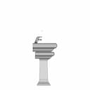 Pedistal Sink | High-Quality CAD Model_0_270_degree_snapshot