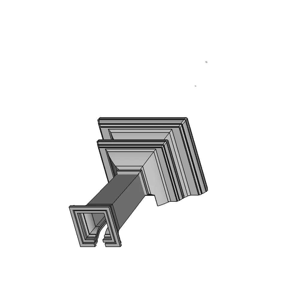 Pedistal Sink | High-Quality CAD Model_60_30_degree_snapshot