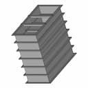 Pp-H 12 Mm Vessel | 3D Engineering Design File_60_30_degree_snapshot
