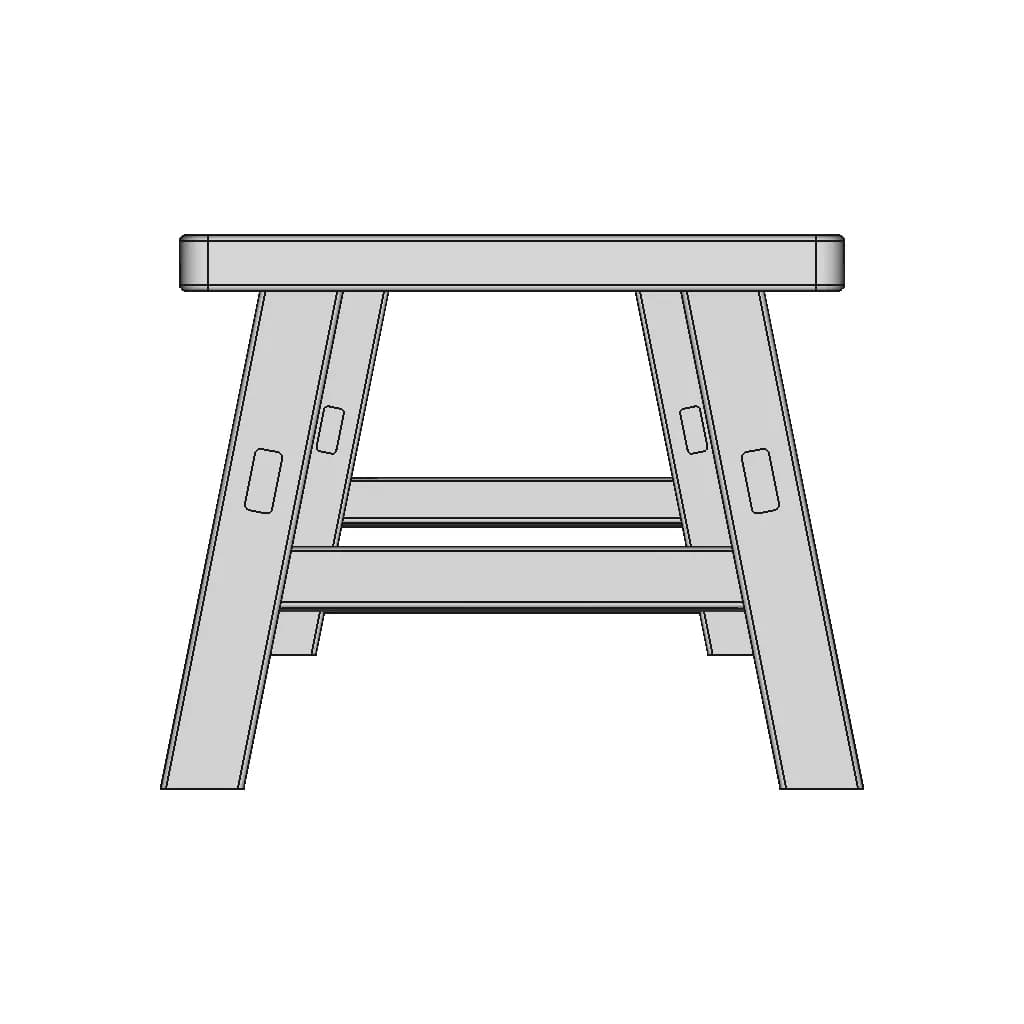 Wood Chair - Standard Mechanical Component_0_0_degree_snapshot
