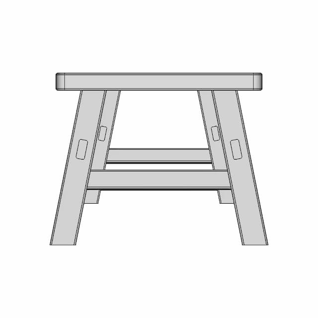 Wood Chair - Standard Mechanical Component
