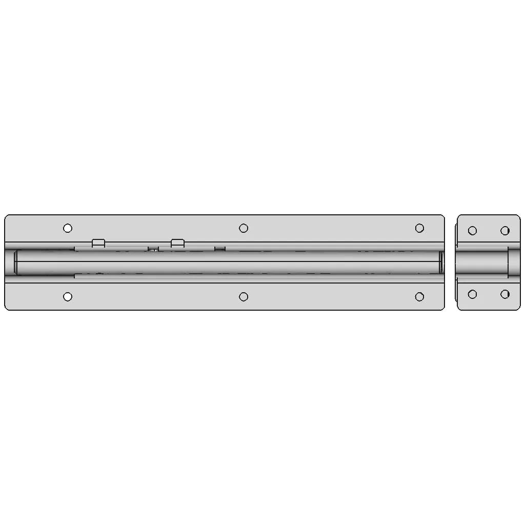 Barrel Bolt 200 Mm X 38 Mm - Downloadable CAD Representation_90_0_degree_snapshot