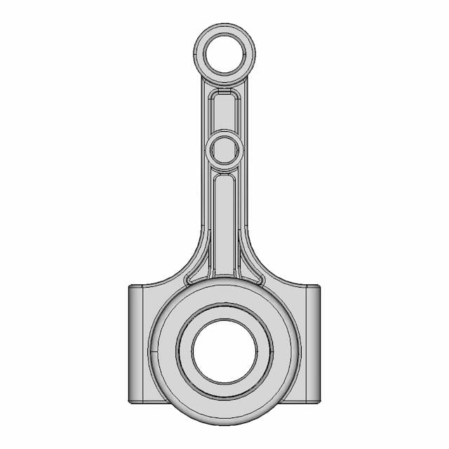 Technology Handle For The Connecting Rod | High-Quality CAD Model