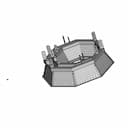 Gas Burner Of The Mine Grain Dryer - Downloadable CAD Representation_60_30_degree_snapshot