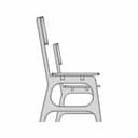 Chair - Downloadable CAD Representation_0_270_degree_snapshot