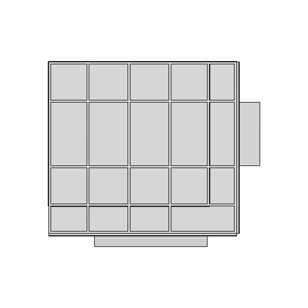 Booth Pancake | High-Quality CAD Model_270_0_degree_snapshot