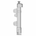 Deck & Railing Standard Rail Components | High-Quality CAD Model_0_270_degree_snapshot