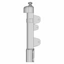 Deck & Railing Standard Rail Components | High-Quality CAD Model_0_90_degree_snapshot