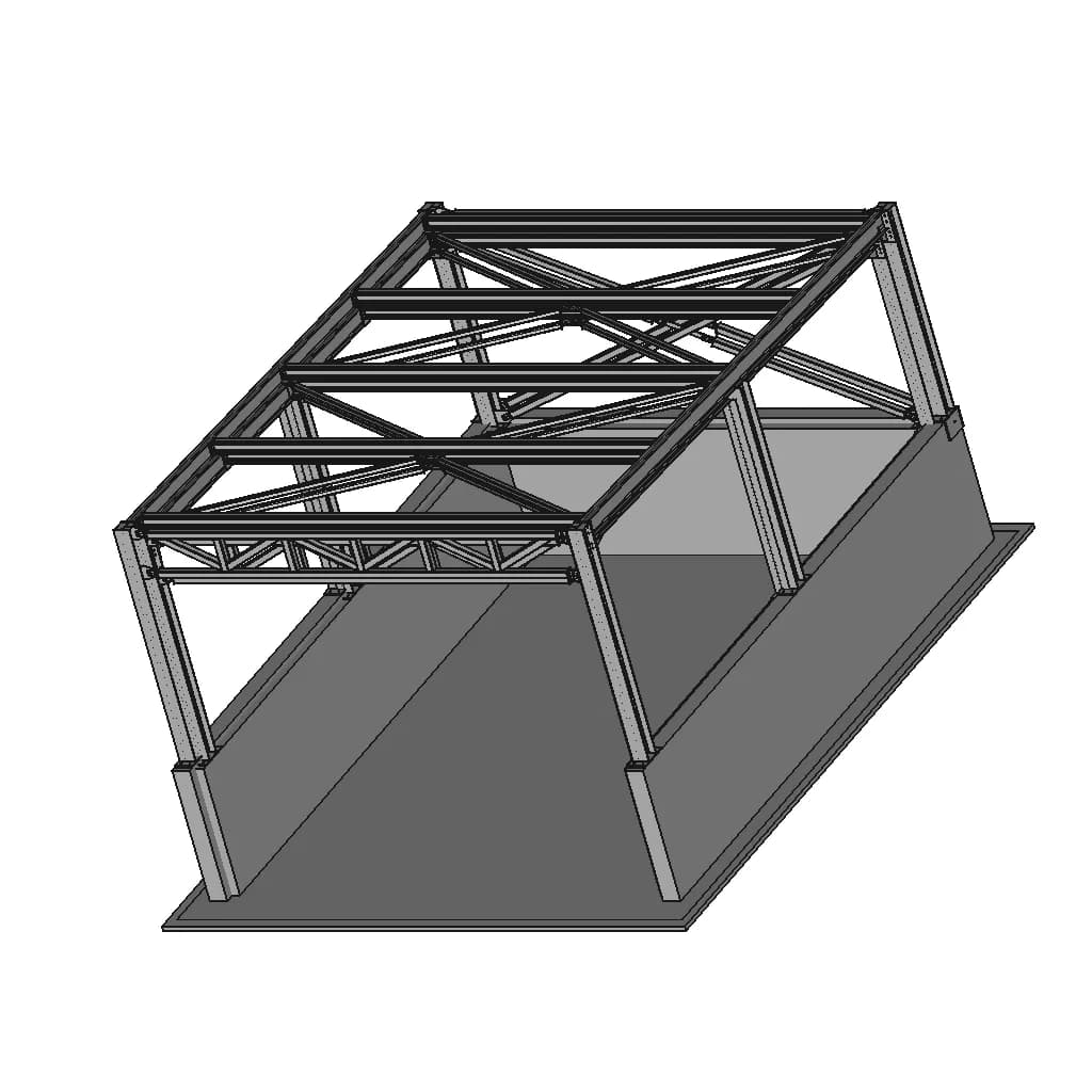Metal Shade 5M X 7M | High-Quality CAD Model_60_30_degree_snapshot