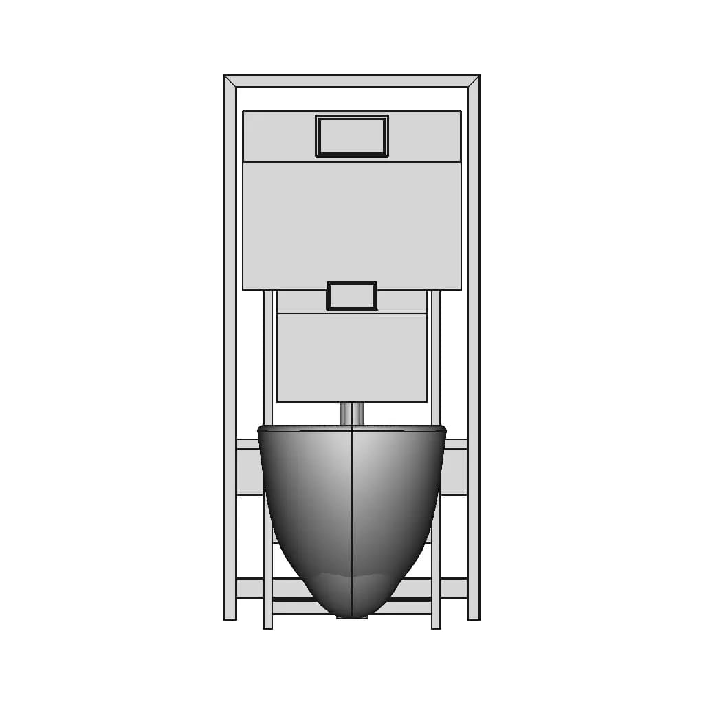 Toilet Installation - Standard Mechanical Component_0_0_degree_snapshot