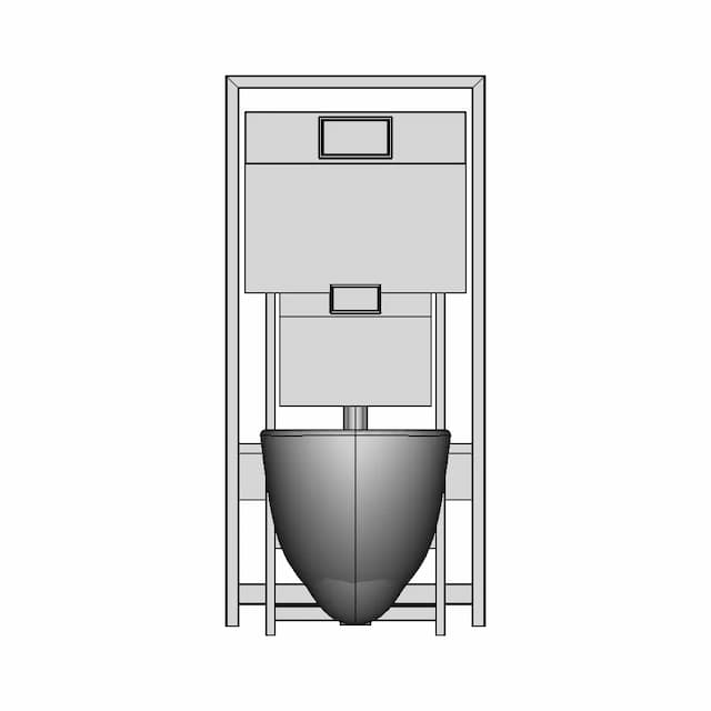 Toilet Installation - Standard Mechanical Component