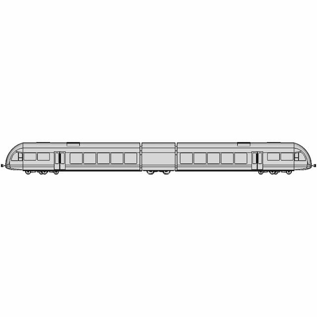 Stadler Gtw 2/6 Railcar - Arriva - Standard Mechanical Component