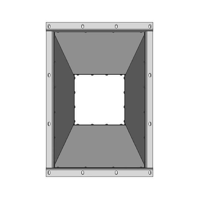 Chain Conveyor Double-Run 10'' 21M Rear Right Drive Assembly - Downloadable CAD Representation