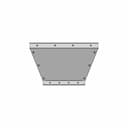 Chain Conveyor Double-Run 10'' 21M Rear Right Drive Assembly - Downloadable CAD Representation_90_0_degree_snapshot