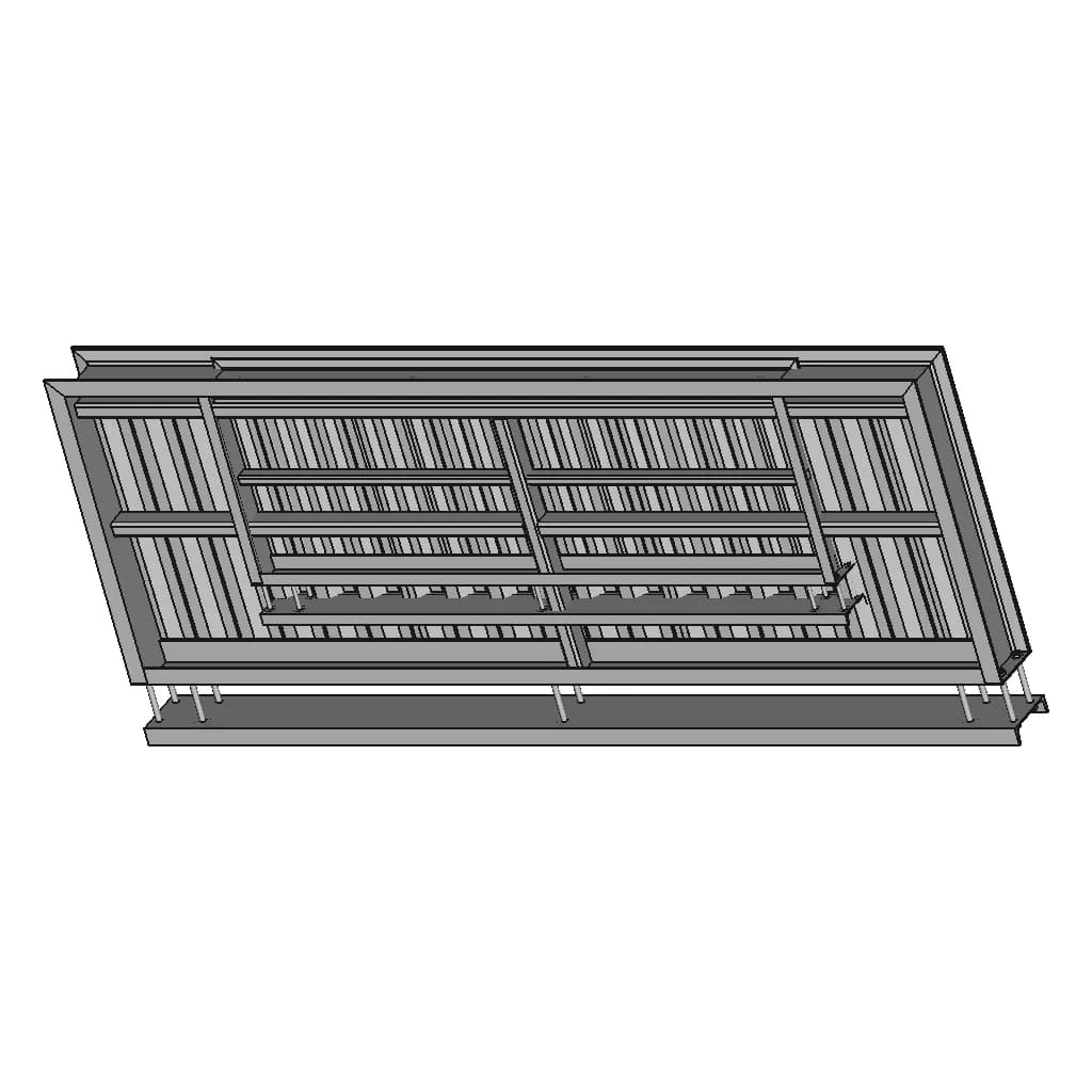 Tilt-Up Panel Canopy - Standard Mechanical Component_60_30_degree_snapshot